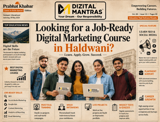 Looking for a Job-Ready Digital Marketing Course in Haldwani?
